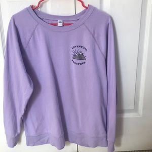 Purple Crew neck